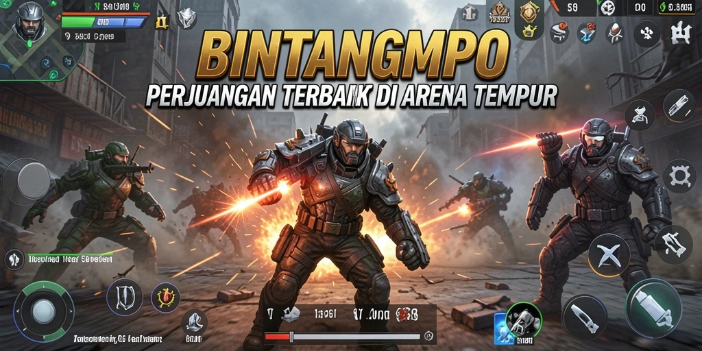 Tampilan screenshot BINTANGMPO menunjukkan aksi pertarungan yang mendebarkan.