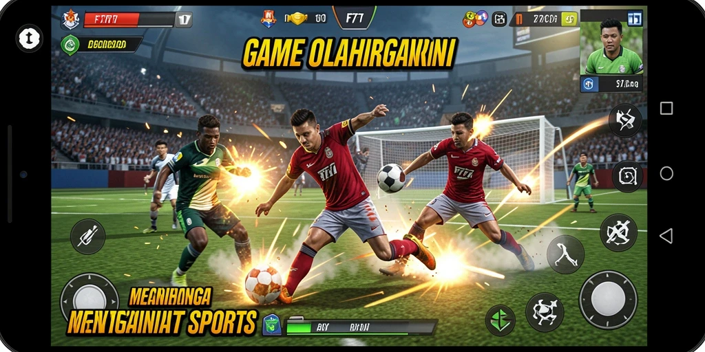 Tampilan gameplay F7F7 menampilkan aksi olahraga yang mendebarkan.