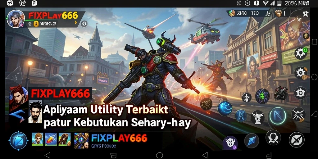 Screenshot utama FIXPLAY666 menampilkan antarmuka intuitif aplikasi Utility.