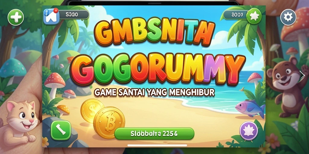 Screenshot GOGORUMMY menampilkan gameplay yang menghibur dan santai.