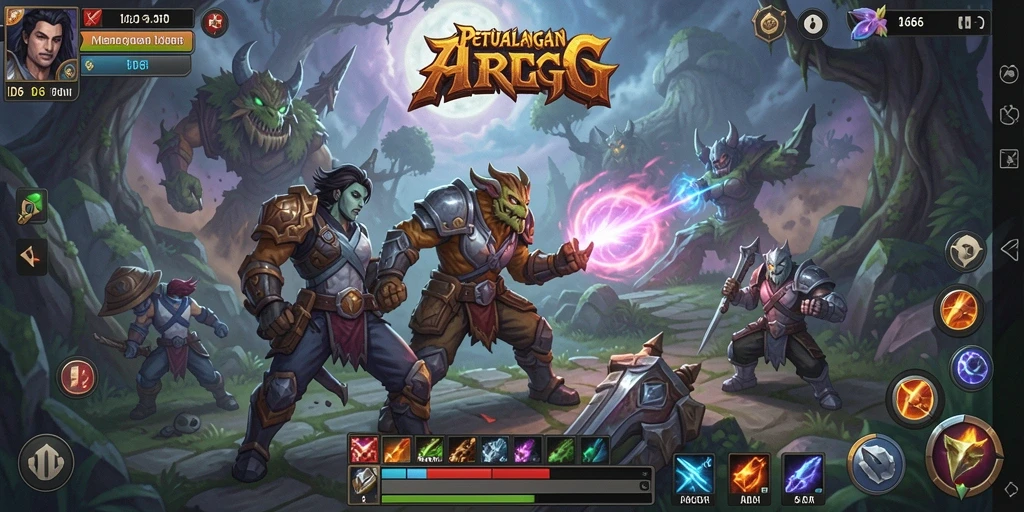 Screenshot gameplay menampilkan aksi mendebarkan dalam ID66.