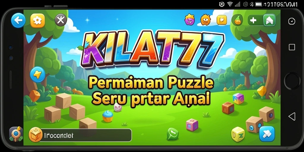 Tampilan gameplay KILAT77 dengan teka-teki yang menarik dan seru.