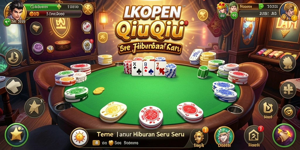 Screenshot gameplay QiuQiu di LKOPEN yang menampilkan keseruan permainan.