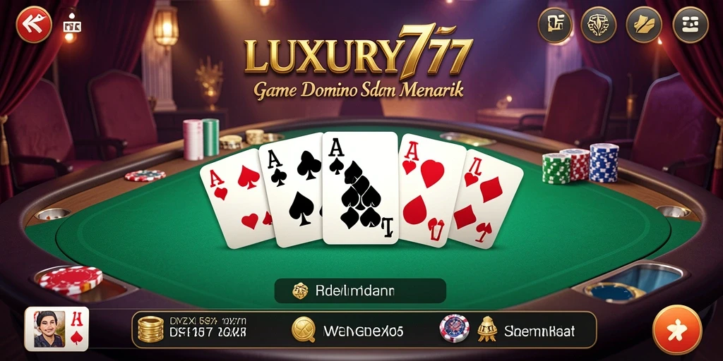 Tampilan gameplay LUXURY777 dengan grafis menarik dan interaksi seru.