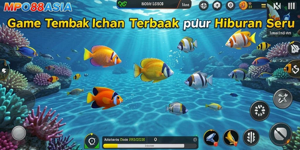 Tampilan gameplay seru dari MPO88ASIA saat menangkap ikan.