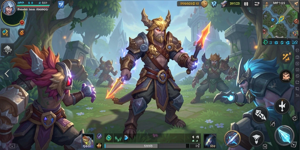Tangkapan layar gameplay PP123 menampilkan aksi seru di dunia MMORPG.