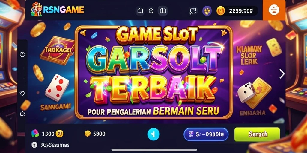Tampilan game Slot RSNGAME dengan grafis menarik dan gameplay seru.