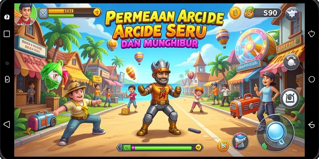Screenshot gameplay S80 menampilkan aksi seru dalam permainan Arcade.