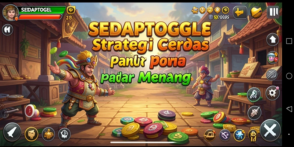 Tampilan gameplay SEDAPTOGEL dengan strategi yang mendebarkan.