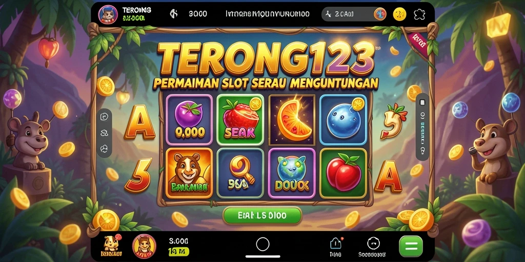 Screenshot utama TERONG123 menampilkan aksi seru permainan Slot.