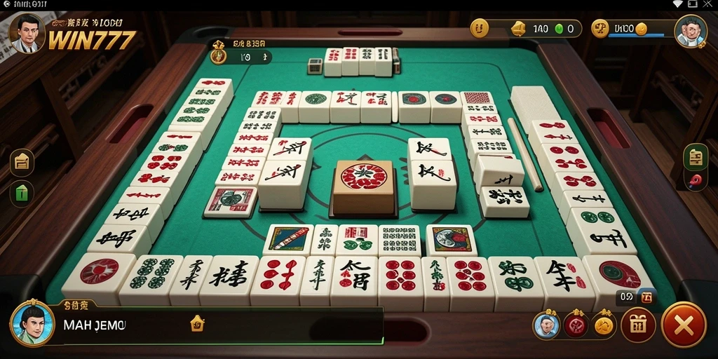 Gameplay seru WIN777 menampilkan keahlian Mahjong yang menantang.
