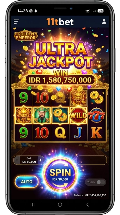 Screenshot fitur pencarian cepat di aplikasi 11tbet.